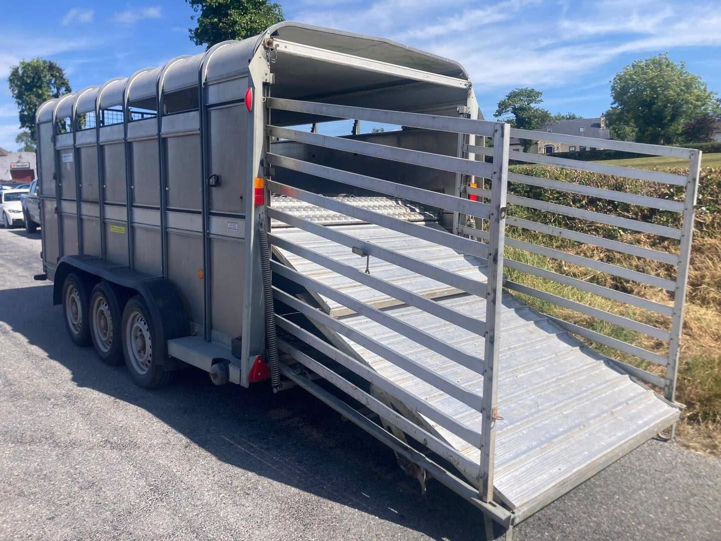 Ifor Williams TA510-14 Tri with Sheep Decks