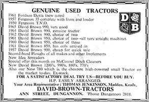 David Brown Advert